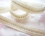 パールとラインストーンの煌めきのエレガンス・ブレード (50cm)