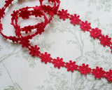Red Daisy Lace (1yd)
