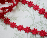 Red Daisy Lace (1yd)