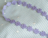 Lavender Daisy lace (1yd)