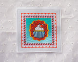 Panel cut cloth for cup cake (1 sheet)