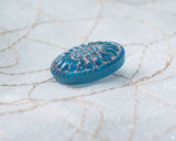 Czech glass remake button (1 piece)