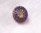 Czech glass remake button (1 piece)