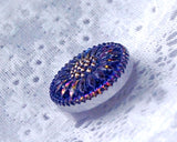 Czech glass remake button (1 piece)