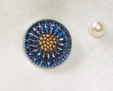 Czech glass remake button (1 piece)