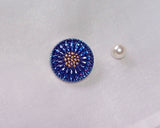 Czech glass remake button (1 piece)