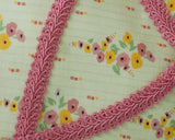 Fairy pink French braid trim (2 yds)
