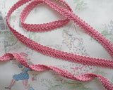 Fairy pink French braid trim (2 yds)