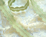 セラドンカラーのはしご風レース (50cm)