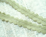 セラドンカラーのはしご風レース (50cm)