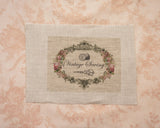 Antique style sewing pattern panel fabric (1 sheet)