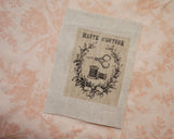 Antique style sewing pattern panel fabric (1 sheet)