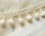 Off-white pom pom tape (15.75")