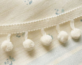 Off-white pom pom tape (15.75")