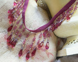 Diamond Cut Bead Fringe (1yd)