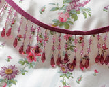 Diamond Cut Bead Fringe (1yd)