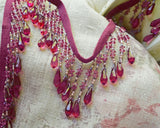 Diamond Cut Bead Fringe (1yd)