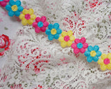 デイジーチェーン刺繍ブレード (1m)