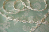 Ivory rose trim (2yds)
