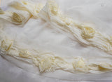 Rose lace ruffle trim (1/2yd)