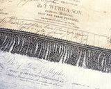 Black and Silver Bullion Fringe (1 yd)