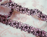 French Floral embroidery lace (1 yd)