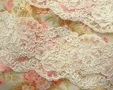 Embroidered tulle lace (1yd)