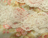 Embroidered tulle lace (1yd)