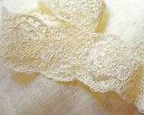 Embroidered tulle lace (1yd)