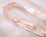 3-layered pleated satin ribbon (1/2yd)