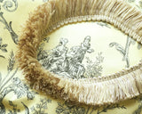 Golden Beige Decorative Fringe Trim – 1.5" / Elegant Craft & Home Decor Trim