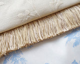 Golden Beige Decorative Fringe Trim – 1.5" / Elegant Craft & Home Decor Trim