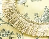 Golden Beige Decorative Fringe Trim – 1.5" / Elegant Craft & Home Decor Trim