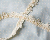 French Ruffle Ribbon and Beaded Lace (21")