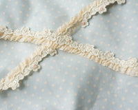 French Ruffle Ribbon and Beaded Lace (21"/27")