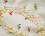 French Ruffle Ribbon and Beaded Lace (21")