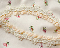 French Ruffle Ribbon and Beaded Lace (21")