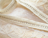 パールとラインストーンの煌めきのエレガンス・ブレード (50cm)