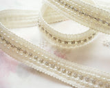 パールとラインストーンの煌めきのエレガンス・ブレード (50cm)