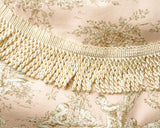 Cream Bullion Fringe | Decorate natural and Nordic-style bags and cushions