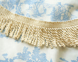 Cream Bullion Fringe | Decorate natural and Nordic-style bags and cushions