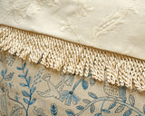 Cream Bullion Fringe | Decorate natural and Nordic-style bags and cushions