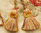 インテリアタッセル／チェアタイ／カーテンタッセル／Chair Tie Tassel／クリムゾン・オリーブタッセル／装飾コード