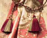 Crimson Interior Tassel  - Chair Tie - Curtain Tieback and and Bag Charm
