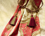 Crimson Interior Tassel  - Chair Tie - Curtain Tieback and and Bag Charm