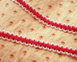 Lame de feuille | Blanc, rose, rouge | Garniture de lame de 1,3 cm de large