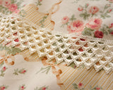 Victorian-Style Wide Lace, Cream | 2" wide, for dresses and interior decoration