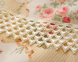 Victorian-Style Wide Lace, Cream | 2" wide, for dresses and interior decoration