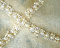 Pearl Sequin Net Trim (12") 