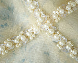 Pearl Sequin Net Trim (12") 